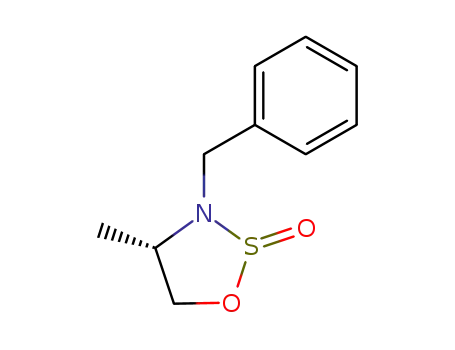 Molecular Structure of 458560-69-5 ((S)-3-benzyl-4-methyl-1,2,3-oxathiazolidine-2-oxide)