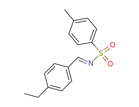 N-[1-(4-Ethyl-phenyl)-meth-(E)-ylidene]-4-methyl-benzenesulfonamide