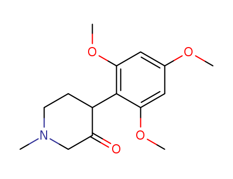 3-PIPERIDINONE, 1-METHYL-4-(2,4,6-TRIMETHOXYPHENYL)-
