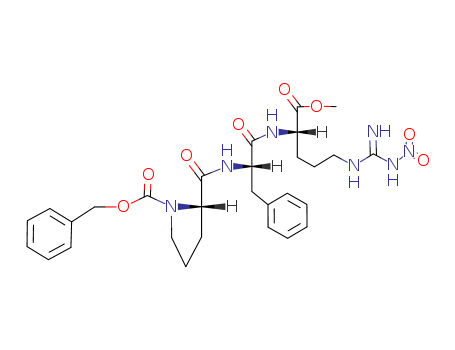 L-Ornithine,N5-[imino(nitroamino)methyl]-N2-[N-[1-[(phenylmethoxy)carbonyl]-L-prolyl]-L-phenylalanyl]-,methyl ester (9CI) cas  6464-80-8