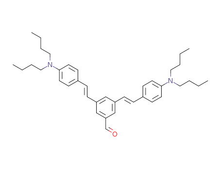 3,5-bis[2'-4(dibuthylaminophenyl)vinyl]benzaldehyde