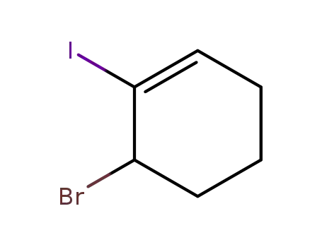3-bromo-2-iodocyclohex-1-ene