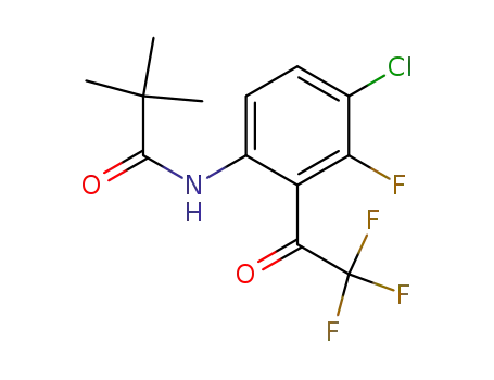 2,2-dimethyl-N-(4-chloro-3-fluoro-2-trifluoroacetylphenyl)propanamide