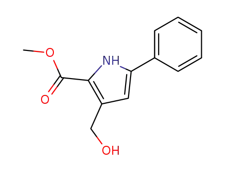 3-Hydroxymethyl-5-phenyl-1H-pyrrole-2-carboxylic acid methyl ester