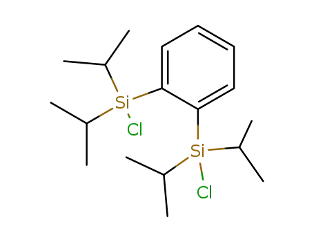 Molecular Structure of 176789-94-9 (Silane, 1,2-phenylenebis[chlorobis(1-methylethyl)-)