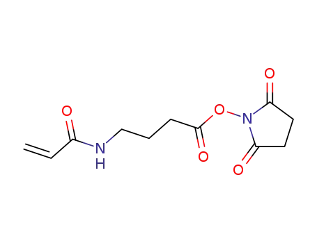 Molecular Structure of 63406-07-5 (2-Propenamide, N-[4-[(2,5-dioxo-1-pyrrolidinyl)oxy]-4-oxobutyl]-)