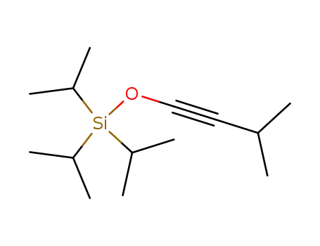 Molecular Structure of 122760-68-3 (Silane, [(3-methyl-1-butynyl)oxy]tris(1-methylethyl)-)