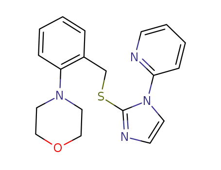 4-[2-(1-Pyridin-2-yl-1H-imidazol-2-ylsulfanylmethyl)-phenyl]-morpholine