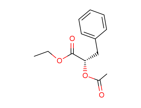 Benzenepropanoic acid, a-(acetyloxy)-, ethyl ester, (S)-