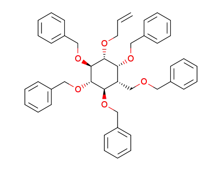 1D-1-allyl-2,4,5,6-O-benzyl-3-deoxy-3-(benzyloxymethyl)-chiro-inositol