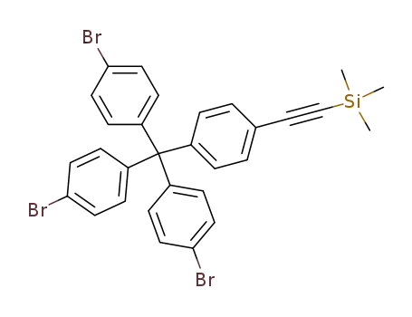 trimethyl((4-(tris(4-bromophenyl)methyl)phenyl)ethynyl)silane