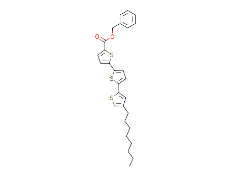 4''-Octyl-[2,2';5',2'']terthiophene-5-carboxylic acid benzyl ester