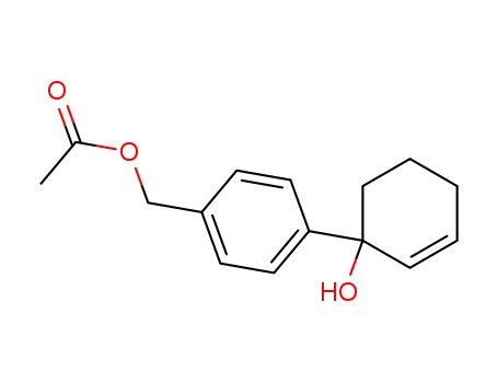 Benzenemethanol, 4-(1-hydroxy-2-cyclohexen-1-yl)-, a-acetate