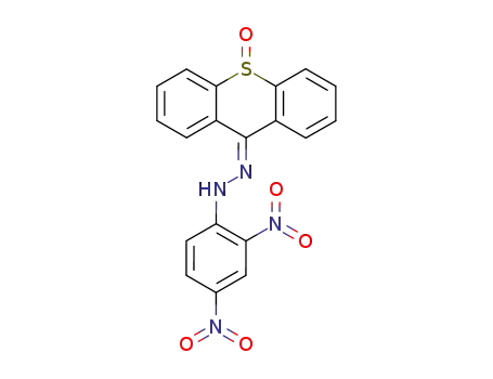 Thiaxanthonsulfoxid-(2,4-dinitro-phenylhydrazon)