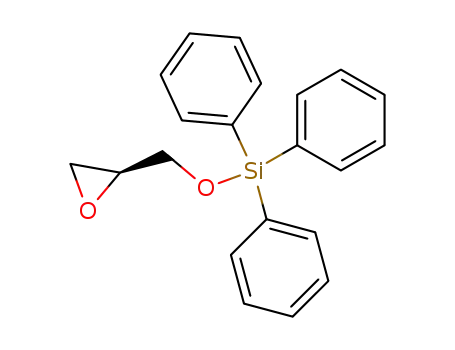 Molecular Structure of 473543-52-1 (((S)-1-Oxiranylmethoxy)-triphenyl-silane)