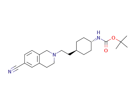 Tert-butyl N-[4-[2-(6-cyano-3,4-dihydro-1H-isoquinolin-2-yl)ethyl]cyclohexyl]carbamate
