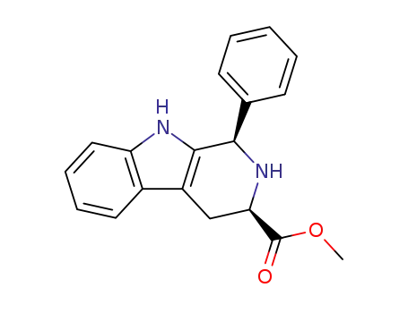 cis-(3-(methoxycarbonyl)-1,2,3,4-tetrahydro-9H-pyrido<3,4-b>indol-1-yl)benzene