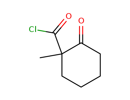 시클로헥산카르보닐 클로라이드, 1-메틸-2-옥소-(9CI)