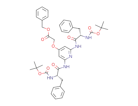 Benzyl 2-{[2,6-bis(N-tert-butoxycarbonyl-L-phenylalanylamino)-4-pyridyl]oxy} acetate