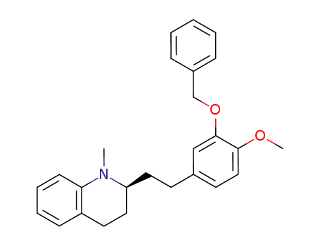 (-)-(S)-2-(3'-benzyloxy-4'-methoxyphenethyl)-1,2,3,4-tetrahydro-1-methylquinoline