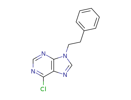 9H-Purine,6-chloro-9-(2-phenylethyl)- cas  16833-25-3