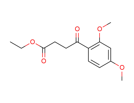 Molecular Structure of 858445-94-0 (ETHYL 4-(2,4-DIMETHOXYPHENYL)-4-OXOBUTYRATE)