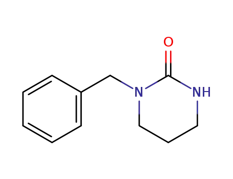 Molecular Structure of 34790-80-2 (2(1H)-PYRIMIDINONE,TETRAHYDRO-1-(PHENYLMETHYL)-)