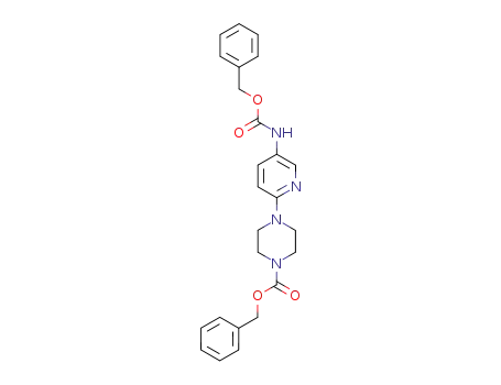 1-피페라진카르복실산, 4-[5-[[(페닐메톡시)카르보닐]아미노]-2-피리디닐]-페닐메틸 에스테르