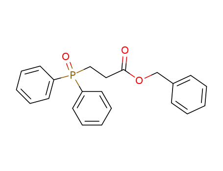 Molecular Structure of 325683-71-4 (3-(diphenylphosphinoyl)propionic acid benzyl ester)