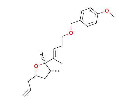 (2R,3R)-5-Allyl-2-[(E)-4-(4-methoxy-benzyloxy)-1-methyl-but-1-enyl]-3-methyl-tetrahydro-furan