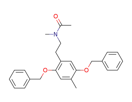 N-Acetyl-N-methyl-2-(2,5-dibenzyloxy-4-methyl-phenyl)-ethylamin