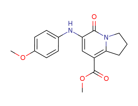 methyl 6-(4-methoxyanilino)-5-oxo-2,3-dihydro-1H-indolizine-8-carboxylate