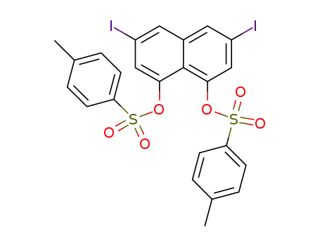 4,5-ditosyloxy-2,7-diiodonaphthalene