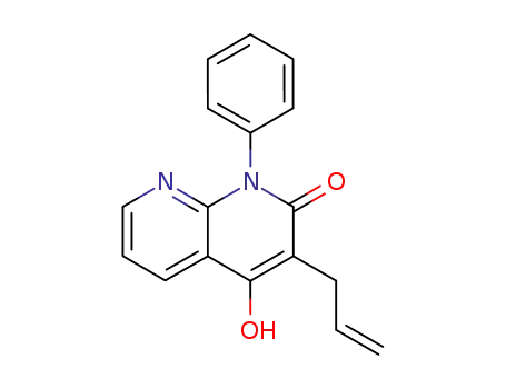 1,8-Naphthyridin-2(1H)-one, 4-hydroxy-1-phenyl-3-(2-propenyl)-