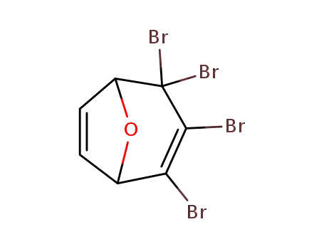 Molecular Structure of 20137-90-0 (8-Oxabicyclo[3.2.1]octa-2,6-diene, 2,3,4,4-tetrabromo-)