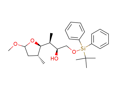 (2S,3S)-1-(tert-Butyl-diphenyl-silanyloxy)-3-((2R,3R)-5-methoxy-3-methyl-tetrahydro-furan-2-yl)-butan-2-ol