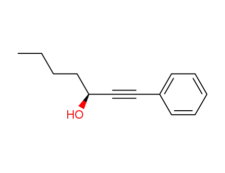 (-)-1-phenyl-hept-1-yn-3-ol