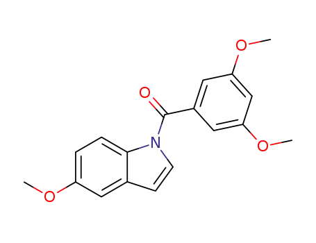 Molecular Structure of 753488-86-7 (5-methoxy-1-(3',5'-dimethoxybenzoyl)indole)