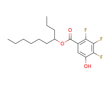 Benzoic acid, 2,3,4-trifluoro-5-hydroxy-, 1-propylheptyl ester