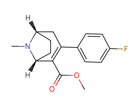 8-Azabicyclo[3.2.1]oct-2-ene-2-carboxylicacid, 3-(4-fluorophenyl)-8-methyl-, methyl ester, (1R,5S)-