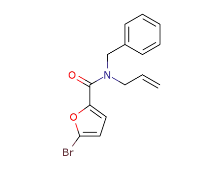2-Furancarboxamide, 5-bromo-N-(phenylmethyl)-N-2-propenyl-