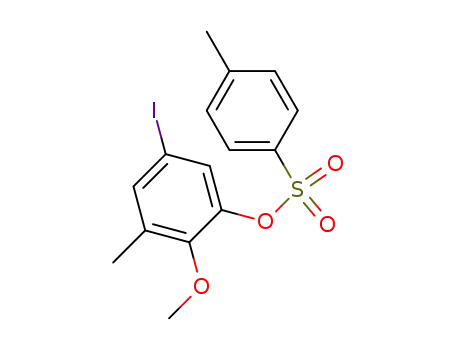 Phenol, 5-iodo-2-methoxy-3-methyl-, 4-methylbenzenesulfonate