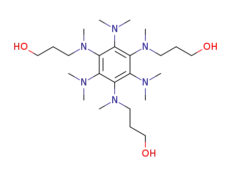 1,3,5-tris(3-hydroxypropyl)methylamino-2,4,6-dimethylaminobenzene