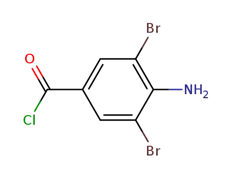 4-amino-3,5-dibromo-benzoic acid chloride