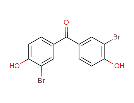 Molecular Structure of 5423-21-2 (bis(3-bromo-4-hydroxy-phenyl)methanone)