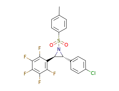 2-(4-클로로페닐)-3-(퍼플루오로페닐)-1-토실라지리딘