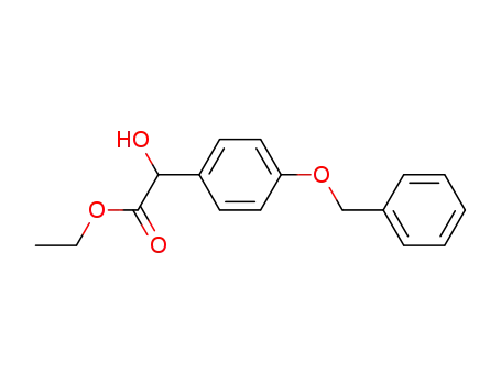 (4-(benzyloxy)phenyl)hydroxyacetic acid ethyl ester