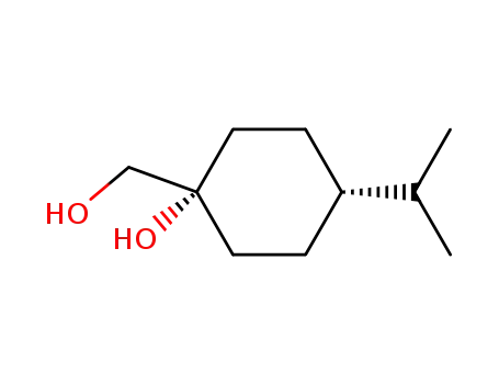 Molecular Structure of 606490-78-2 (Cyclohexanemethanol, 1-hydroxy-4-(1-methylethyl)- (9CI))