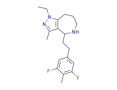 4-[2-(3,5-difluoro-4-methylphenyl)ethyl]-1-ethyl-3-methyl-1,4,5,6,7,8-hexahydro-1,2,5-triazaazulene