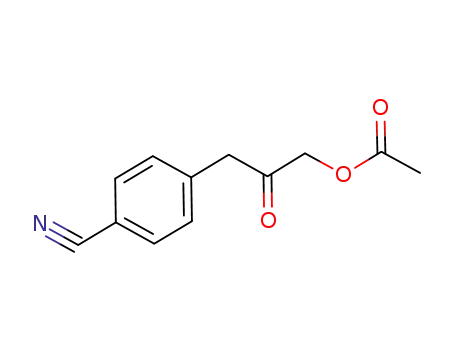 Benzonitrile, 4-[3-(acetyloxy)-2-oxopropyl]-